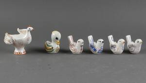 Bjørn Wiinblad for Nymølle. Figurer i form af fugle, polycrome farver6