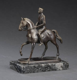 Madsen T. Baagøe Calster 41, bronze figur