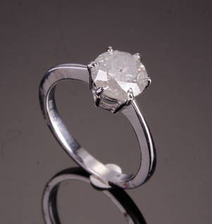 Diamantring, ca. 1.33 ct.