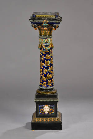 Rørstrand piedestal af majolica