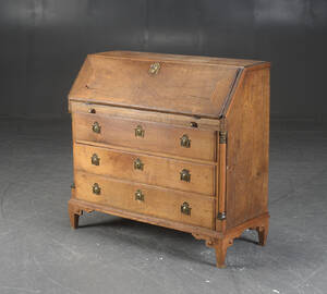 Barok chatol af egetræ, 1700-tallet.