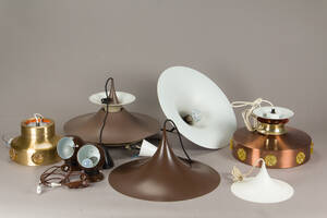 Samling retro pendler. Bonderup, Balslev mm. 8