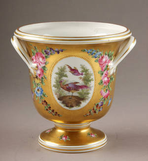 Champagnekøler af porcelæn, Wien 1800-tallet