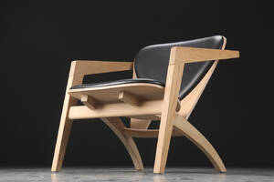 Hans J. Wegner. Butterfly lænestol, model GE-460, eg
