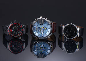 M9818 3 herreure -Tag Heuer Formula 1, Skagen og Diesel