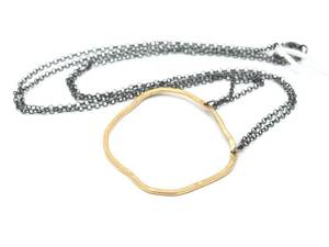 Collier S925 tvåfärgad