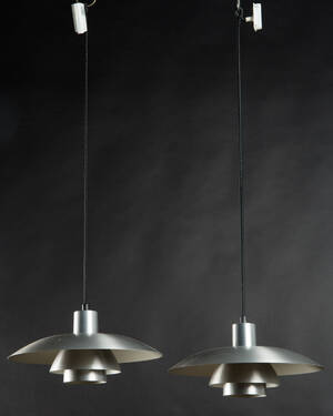 Poul Henningsen, Louis Poulsen, zwei Lampen Leuchten Deckenlampen, Modell PH 4 2