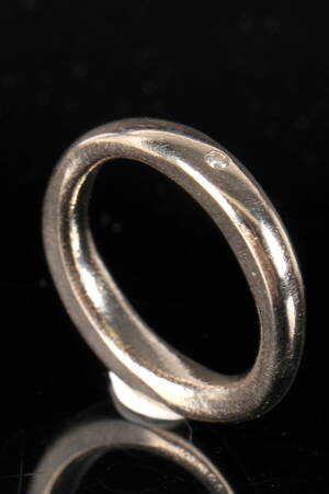 Ole Lynggaard. Love ring nr. 3 m brillant, 14 kt hvidguld