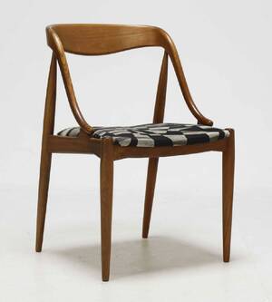 Johannes Andersen for Uldum Møbler Skrivestol, Model 16 af massiv teak. Ca. 1965.