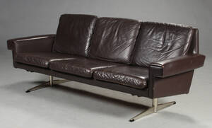 Dansk møbelproducent. Tre-pers. sofa, 196070erne
