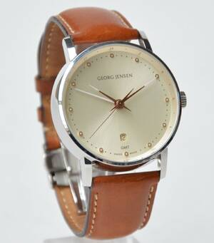 Henning Koppel for Georg Jensen, herrearmbåndsur med GMT-funktion