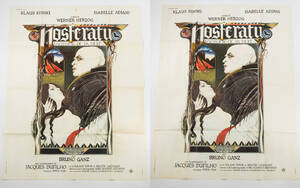 Französische Kinoplakate Poster Filmplakate, Nosferatu, W. Herzog, 1970er 2 Diese Ware steht erneut zur Auktion unter der Warennummer 4638909