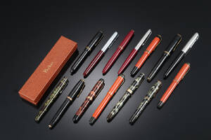 Samling fyldepenne m.fl. Montblanc Masterpiece, Parker, Penol m.fl. 14