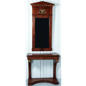 SPEGEL MED KONSOLBORD, Karl Johan, 1800-talets första hälft