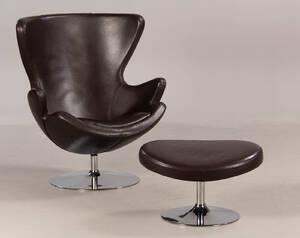 BoConcept Lænestol model Evo med skammel 2
