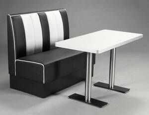 Diner sofa samt bord 2