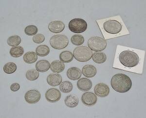 Parti Svenska mynt, silver, mestadels enkronor