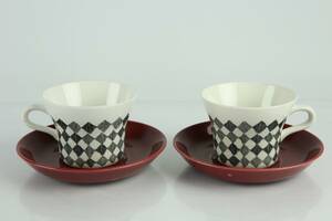 MARIANNE WESTMAN, kaffegods, 2 st, Red top, Rörstrand