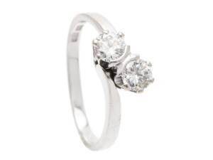 Tvillingring 18K 3,6g
