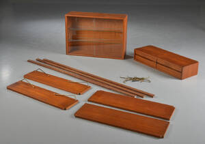 Poul Cadovius. Fritstående reol af teak, model royal 9