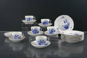 ROYAL COPENHAGEN, Blå blomst, kaffeservis, Danmark