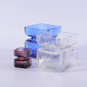 VASER, 3 st, glas, Pala, design Helena Tynell, Riihimäen Lasi, Finland.