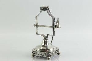 JOHAN HENRIK LAMPA, vaxljusstake, silver, Stockholm, 1812, ca 137 g
