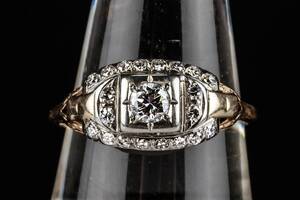 Diamantring - ca. 0.35 ct.