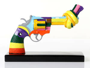 NON VIOLENCE, SKULPTUR