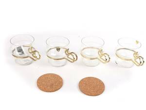 Kaffeglas 4st, Orrefors