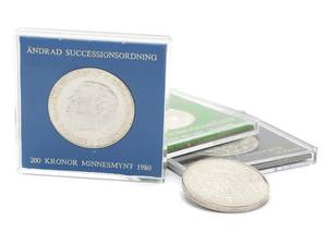 Minnesmynt, 4st, Silver