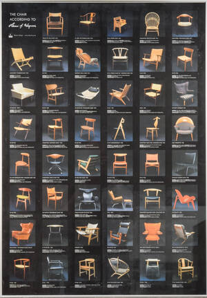 Hans J. Wegner, plakat, The Chair