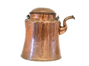 Kopparkanna med lock
