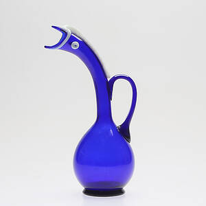 SERVERINGSKANNA, glas, sannolikt Göteborg eller Jövik, 1800-tal.