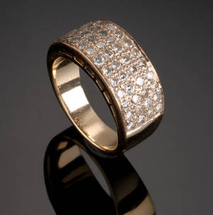 Brillantring - ca. 1.44 ct.