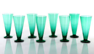MONICA BRATT, CHAMPAGNEGLAS, ÅTTA ST