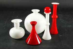 Samling Holmegaard glas af Per Lütken Michael Bang 5