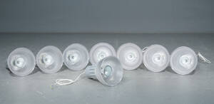 Industrilamper pendler, mrk. Lival Optic, 1900-tallets slutning 8 Denne vare er sat til omsalg under nyt varenummer 4985123