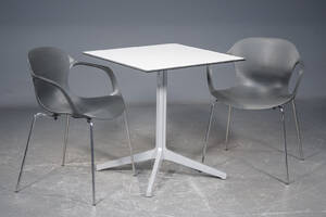 Kasper Salto Brdr. Andersen, stole samt cafébord, model Nap Ypsilon 3