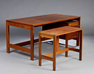 Henning Jensen f. 1924 Torben Valeur 1920-2000. Skrivebord og sidebord 2