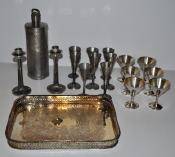 Gallerbricka Silver Plate England