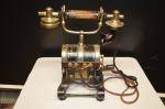 Bordstelefon Tunnan 1896-1902 Telefonfabriken Stockholm H.31cm