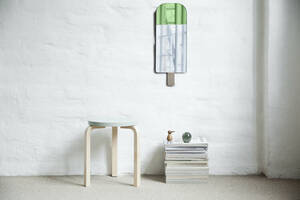 Ice Cream Mirror, grøn, EO Design. - Til fordel for Ungdommens Røde Kors