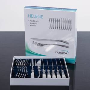 BESTICKUPPSÄTTNING rostfritt stål, Helene, Nordkök