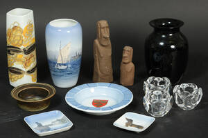 Royal Copenhagen Kongeligt Porcelæn m.m. Samling vaser m.m. 12