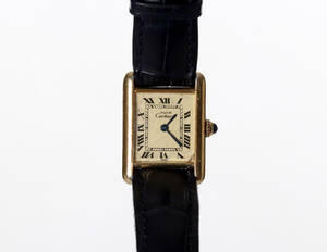 CARTIER TANK, ARMBANDSUR