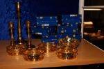 Malmljusstake Ystad metall G Ander, malmljusstakar par mm