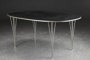 Piet HeinBruno Mathsson. Super ellipse spisebord, 100 års jubilæums model