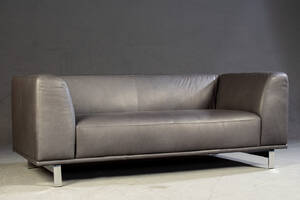 Sitzfeldt, 2-Sitzer Sofa View, Leder Pur dunkelgrau Diese Ware steht erneut zur Auktion unter der Warennummer 5775351