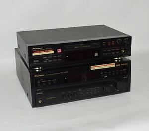 Receiver samt CD-spelare med inspelning, Pioneer